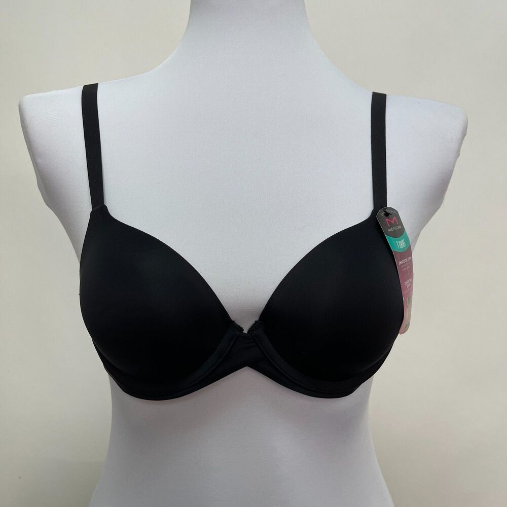 Maidenform Bra Black‎ 34A Convertible Straps Targeted Uplift Shaping and Support